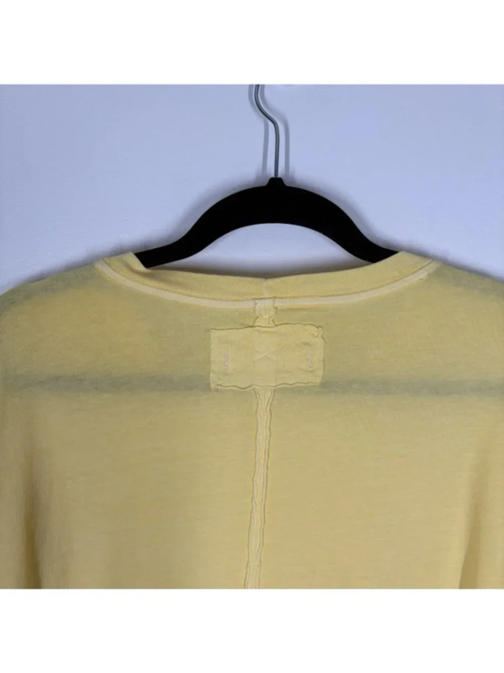 We The Free Women M Yellow Short Sleeve Perfect Oversized Crewneck Tee NWOT - Picture 13 of 13